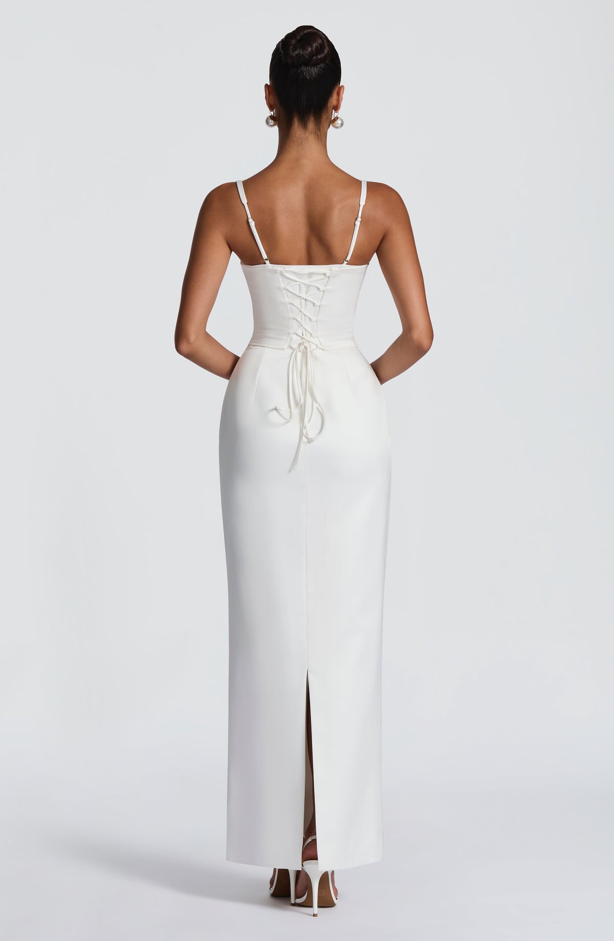 Benedetta Maxi Dress in Ivory