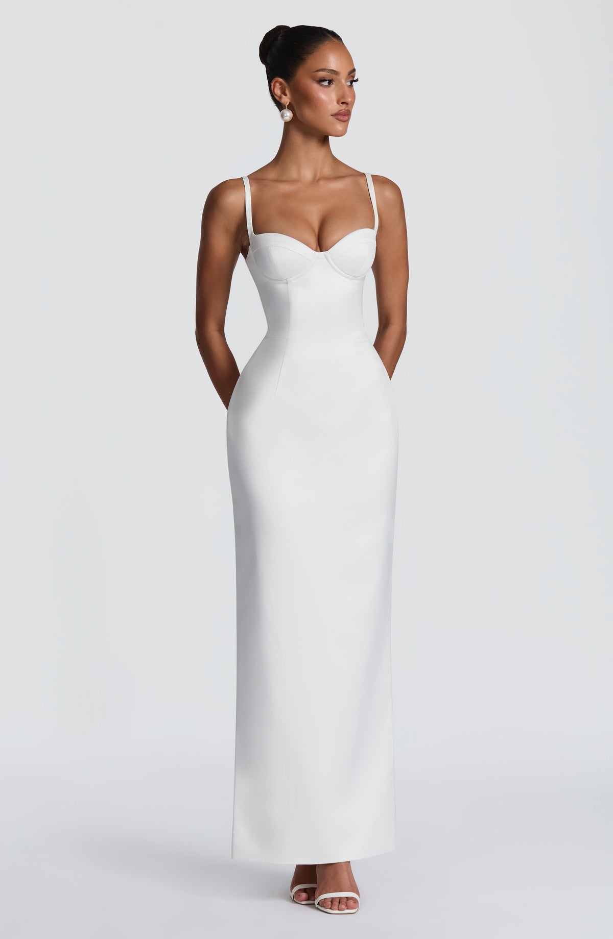 Benedetta Maxi Dress in Ivory