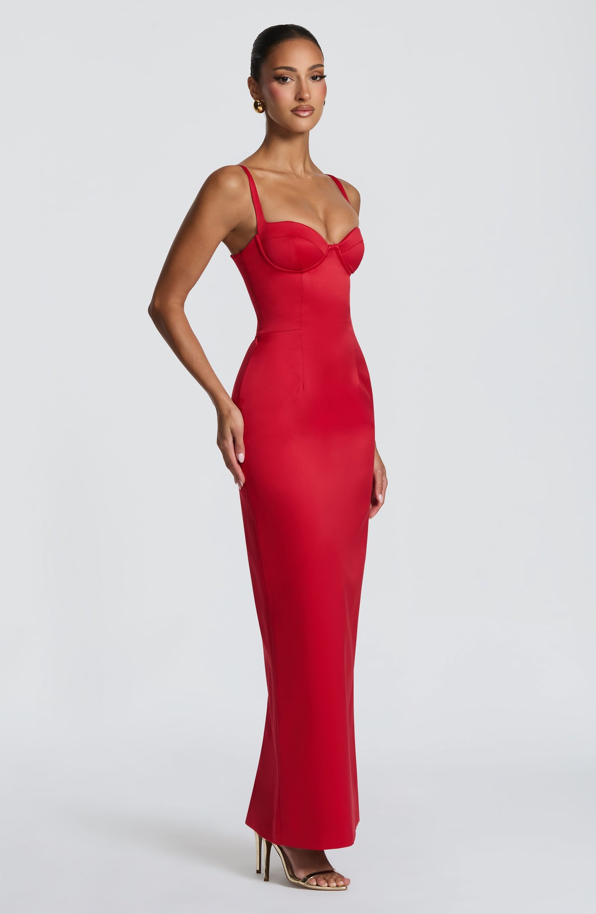 Benedetta Maxi Dress in Red