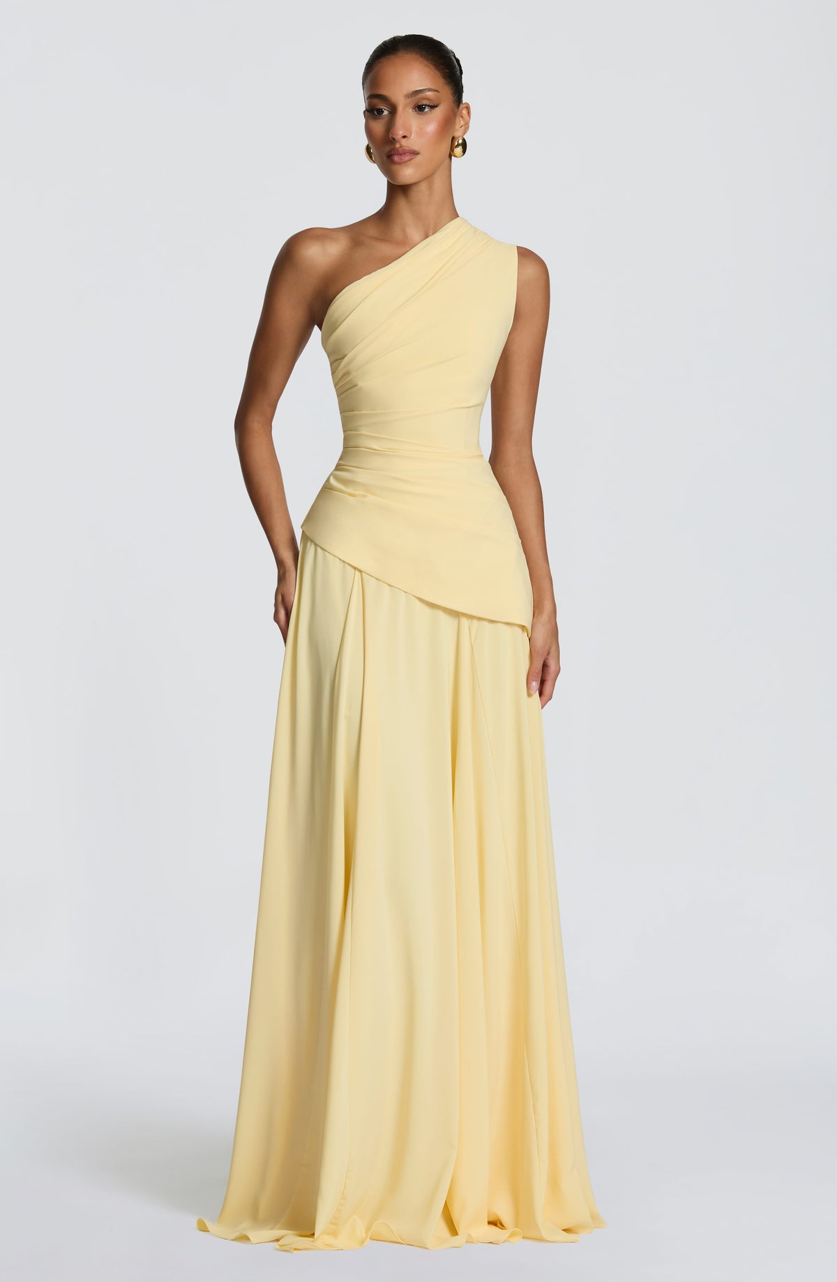 Bianka Maxi Dress in Lemon