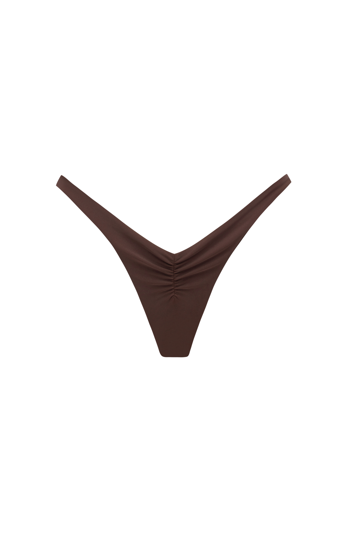 Briella Bikini Bottom in Plum Brown