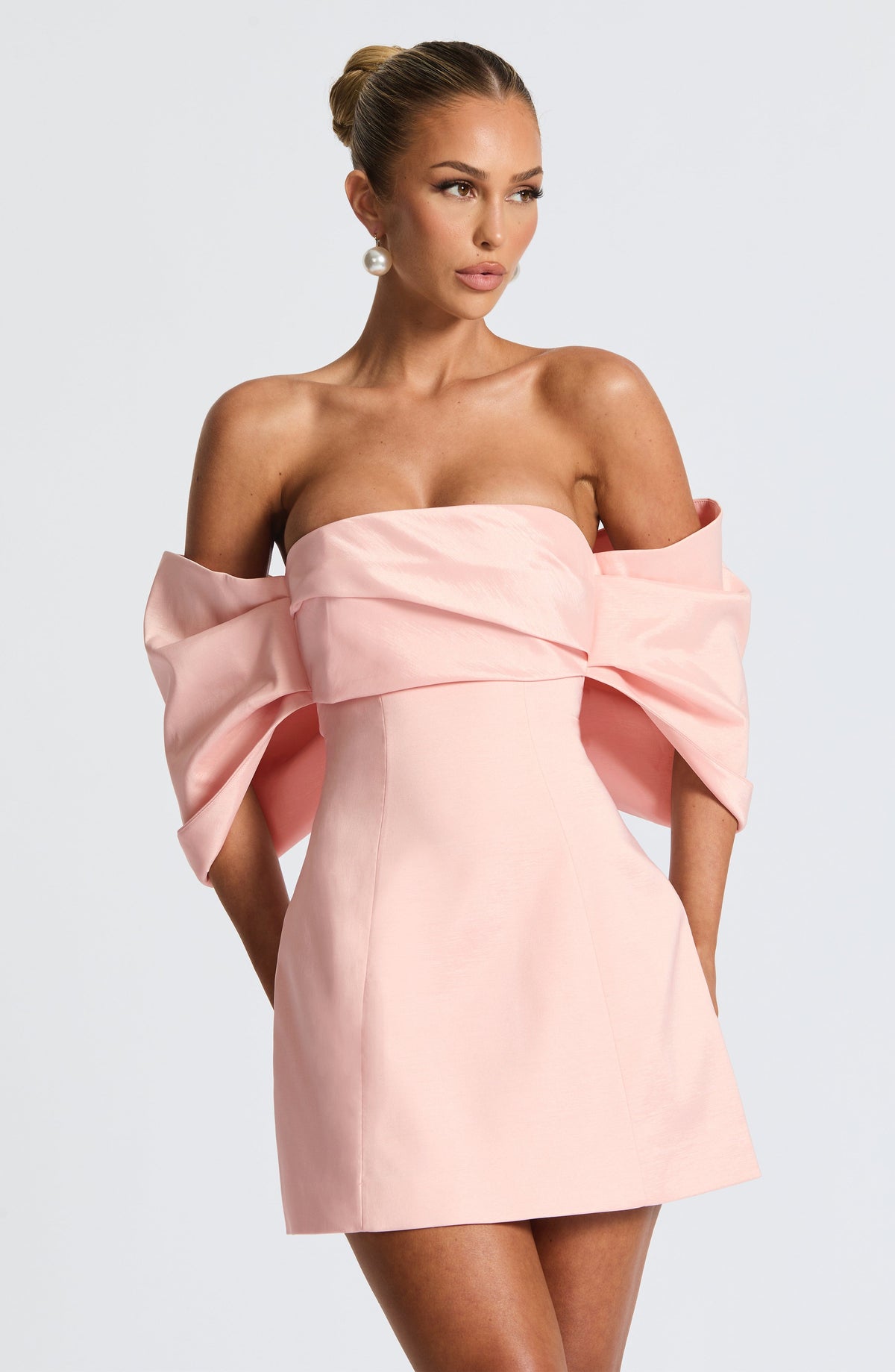 Brielle Mini Dress in Blush