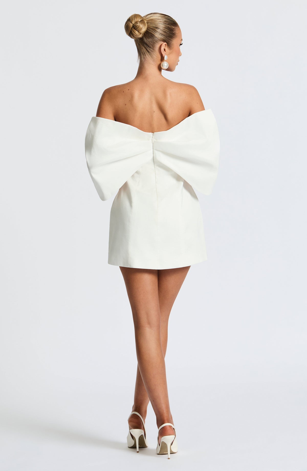 Brielle Mini Dress in Ivory
