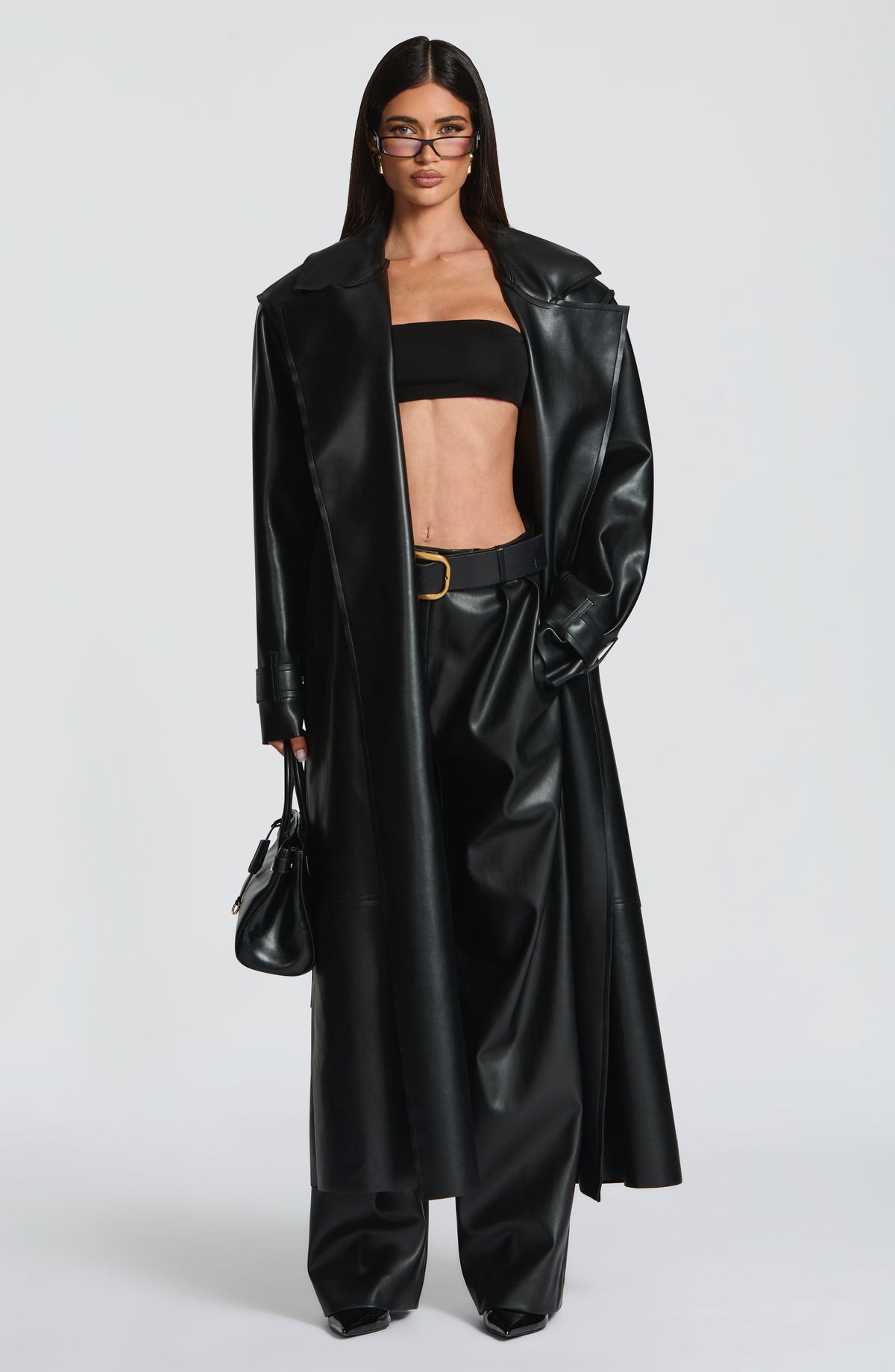 Brigitte Trench Coat in Black
