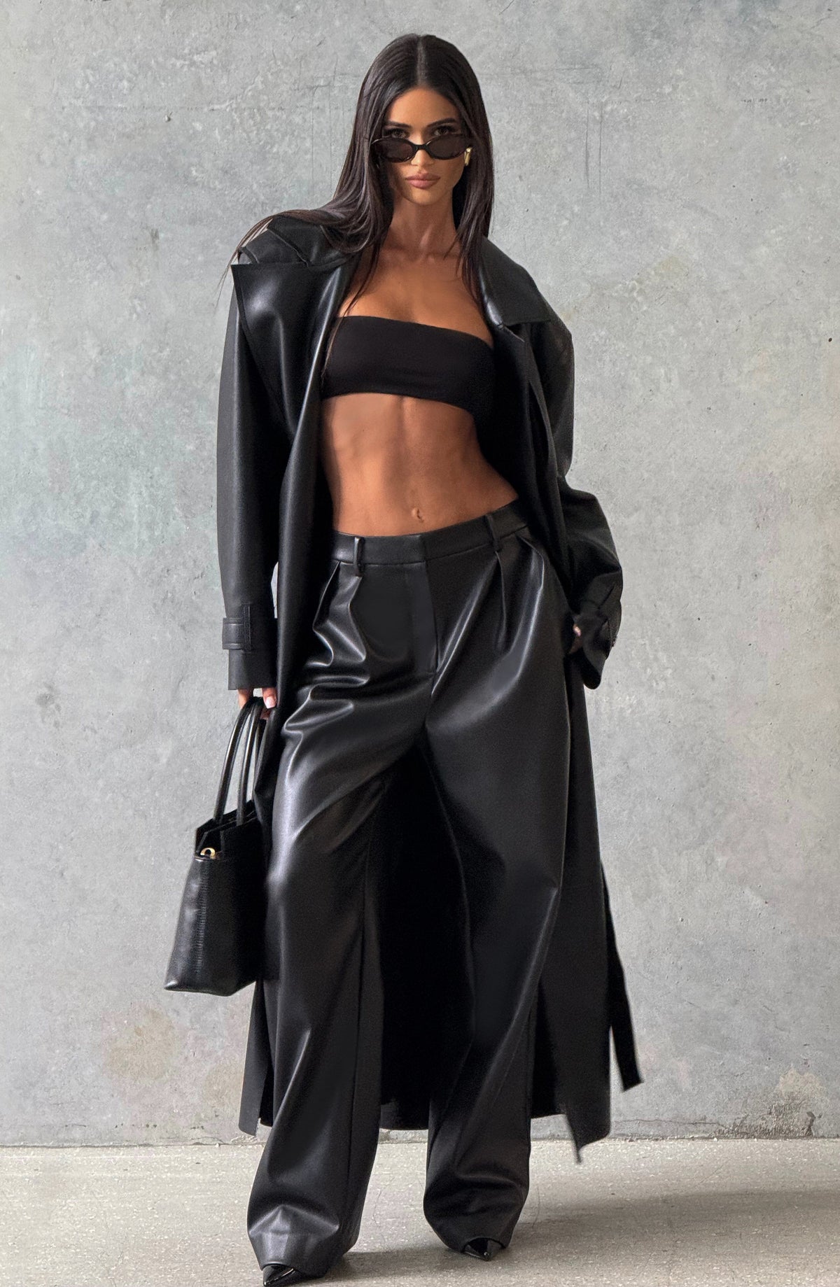 Brigitte Trench Coat in Black