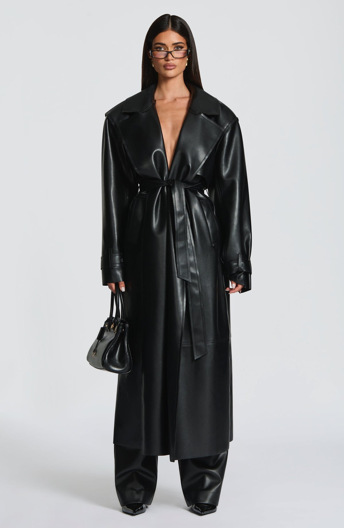 Brigitte Trench Coat in Black