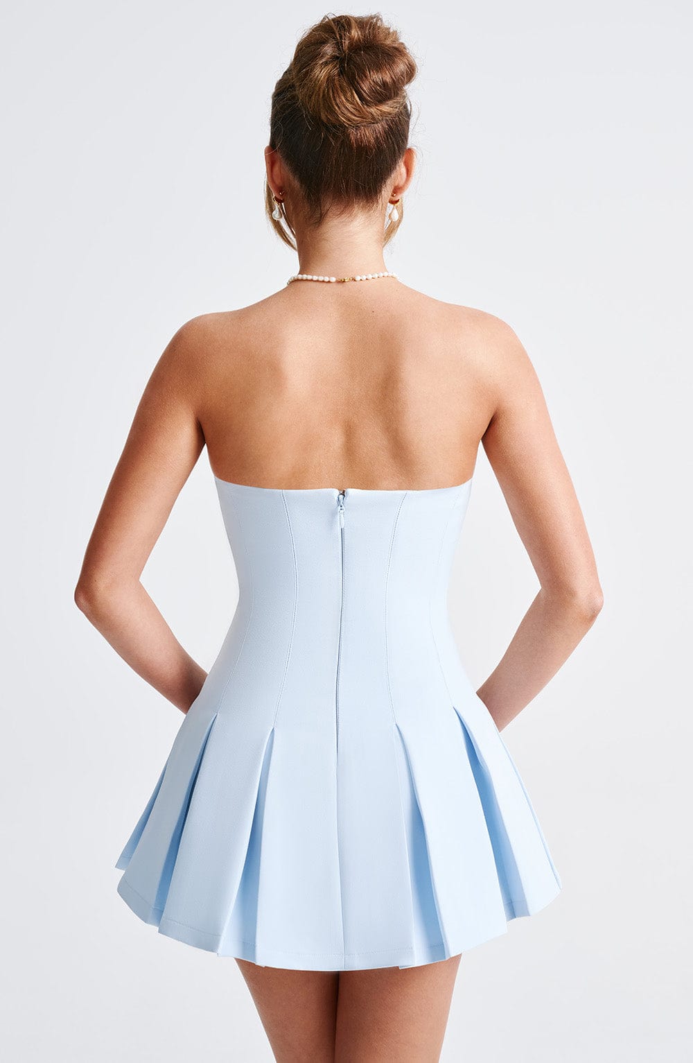 Bryony Mini Dress in Blue