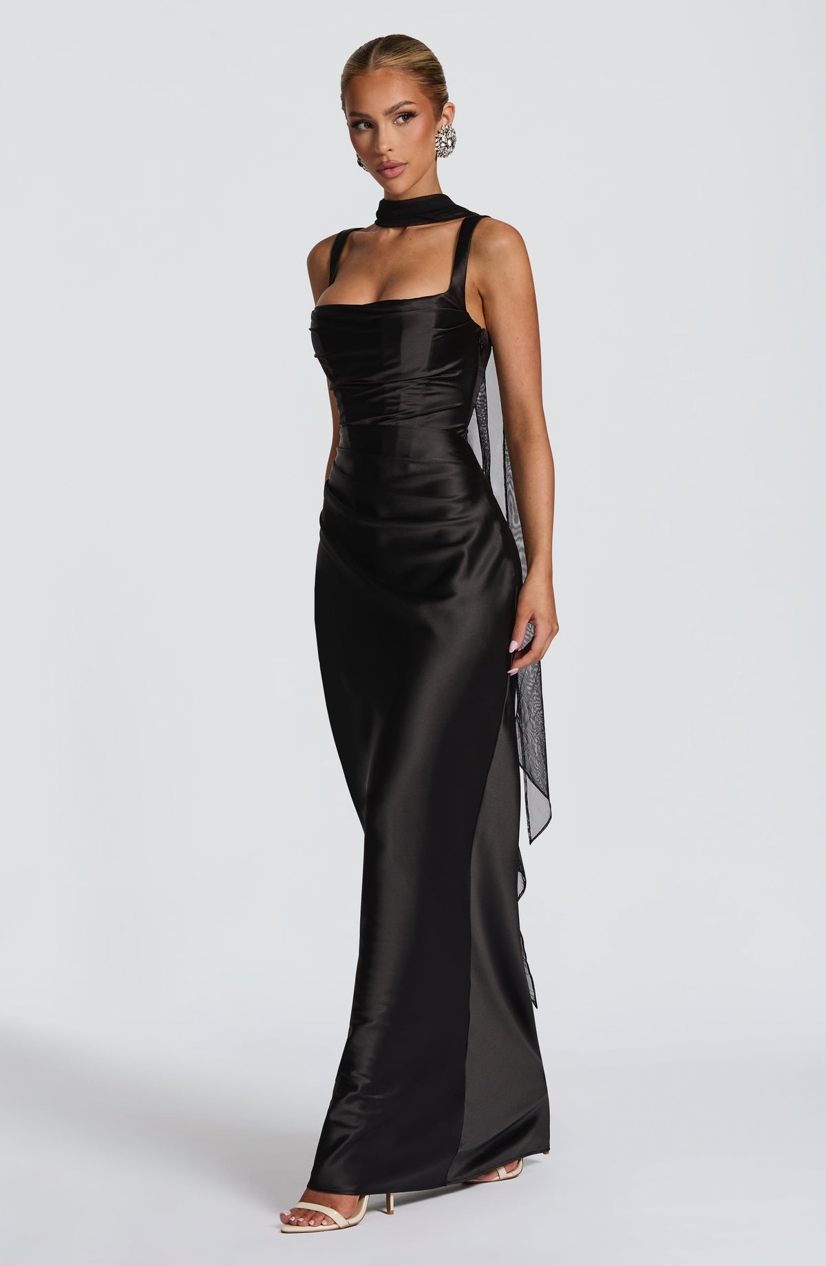 Calandra Maxi Dress in Black