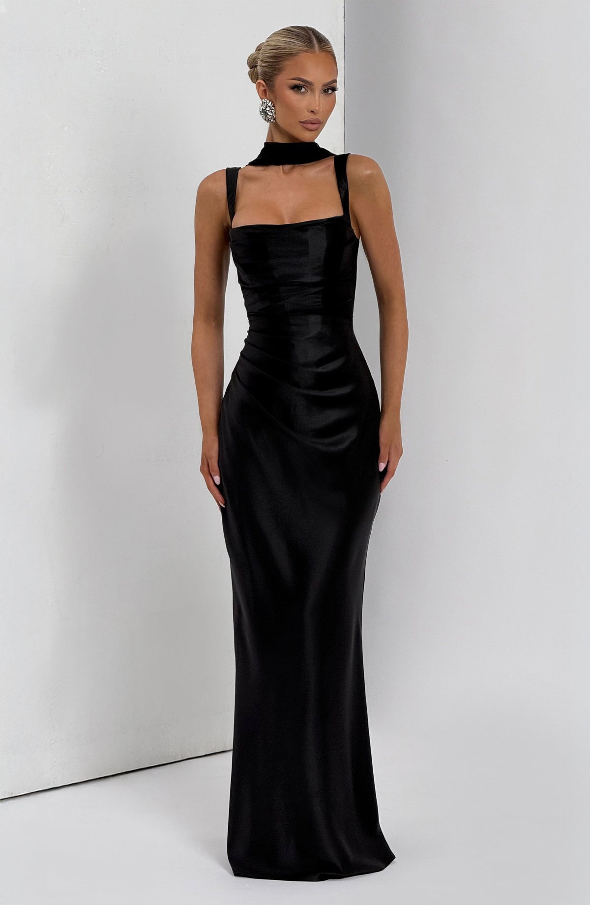 Calandra Maxi Dress in Black