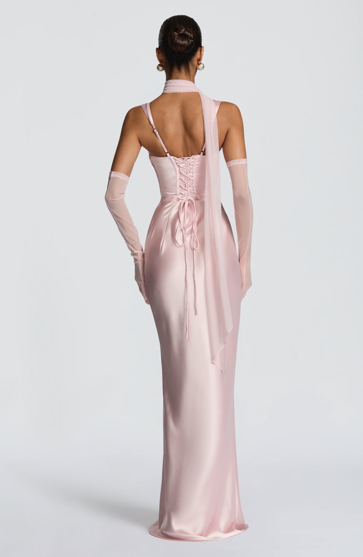 Calandra Maxi Dress in Blush