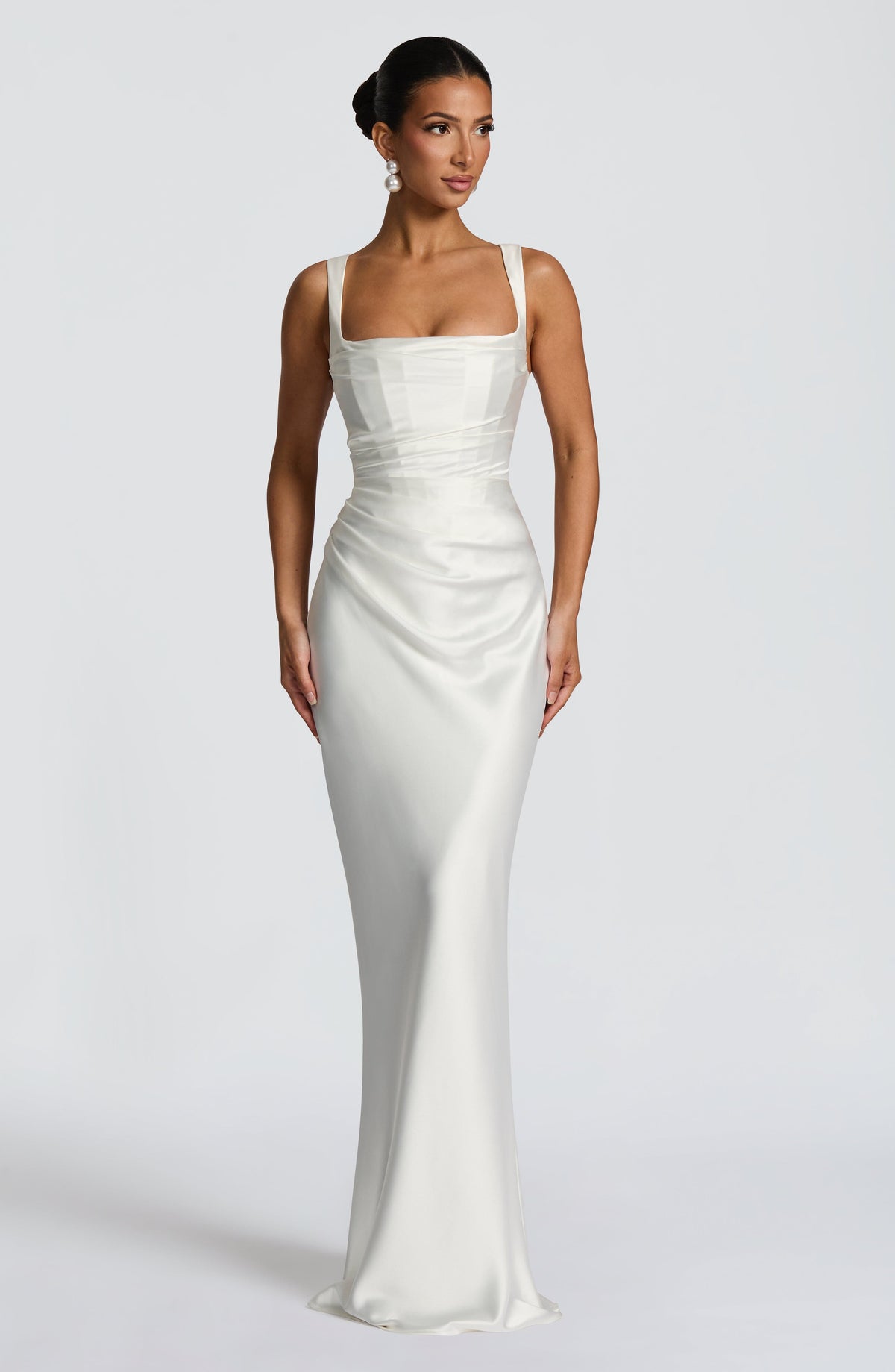 Calandra Maxi Dress in Ivory