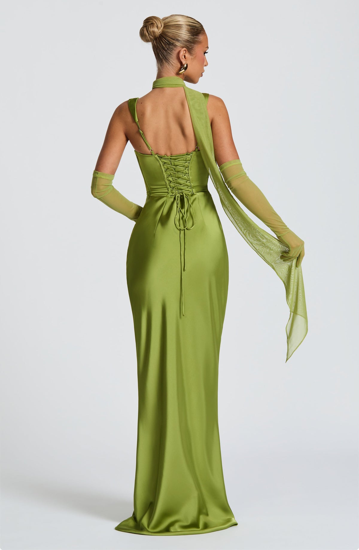 Calandra Maxi Dress in Olive