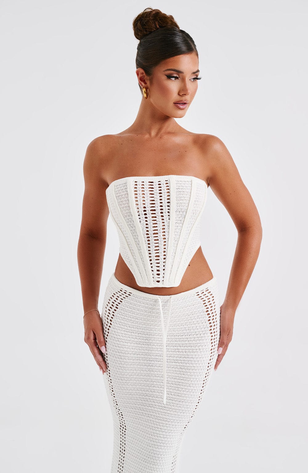 Carly Corset in White