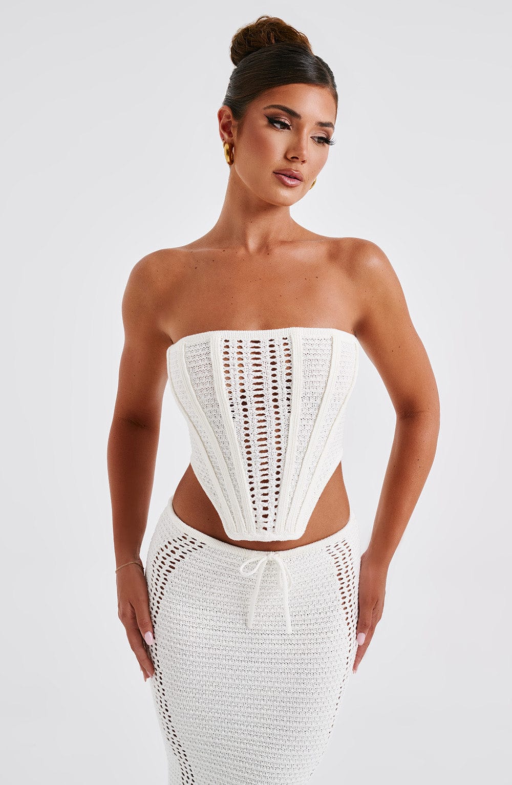Carly Corset in White