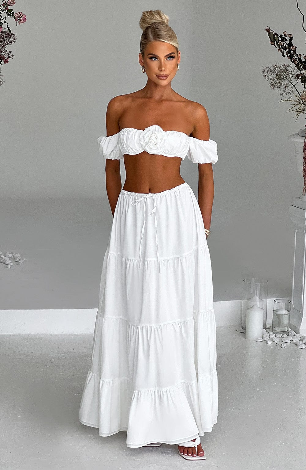 Carmen Top in Ivory
