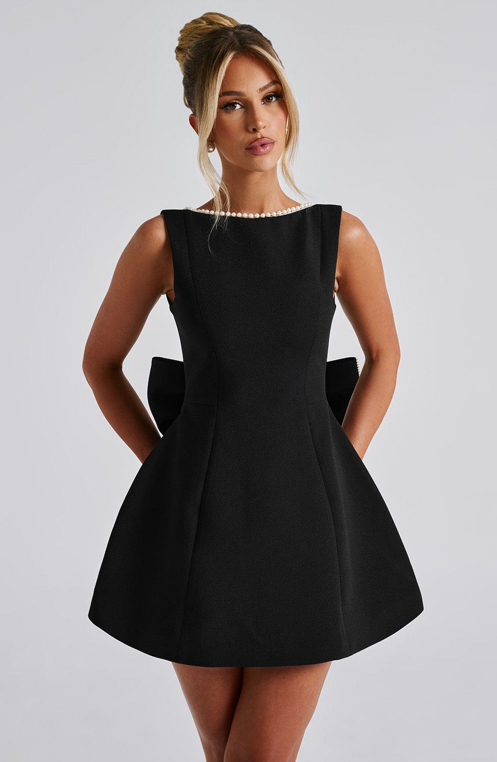 Carys Mini Dress in Black