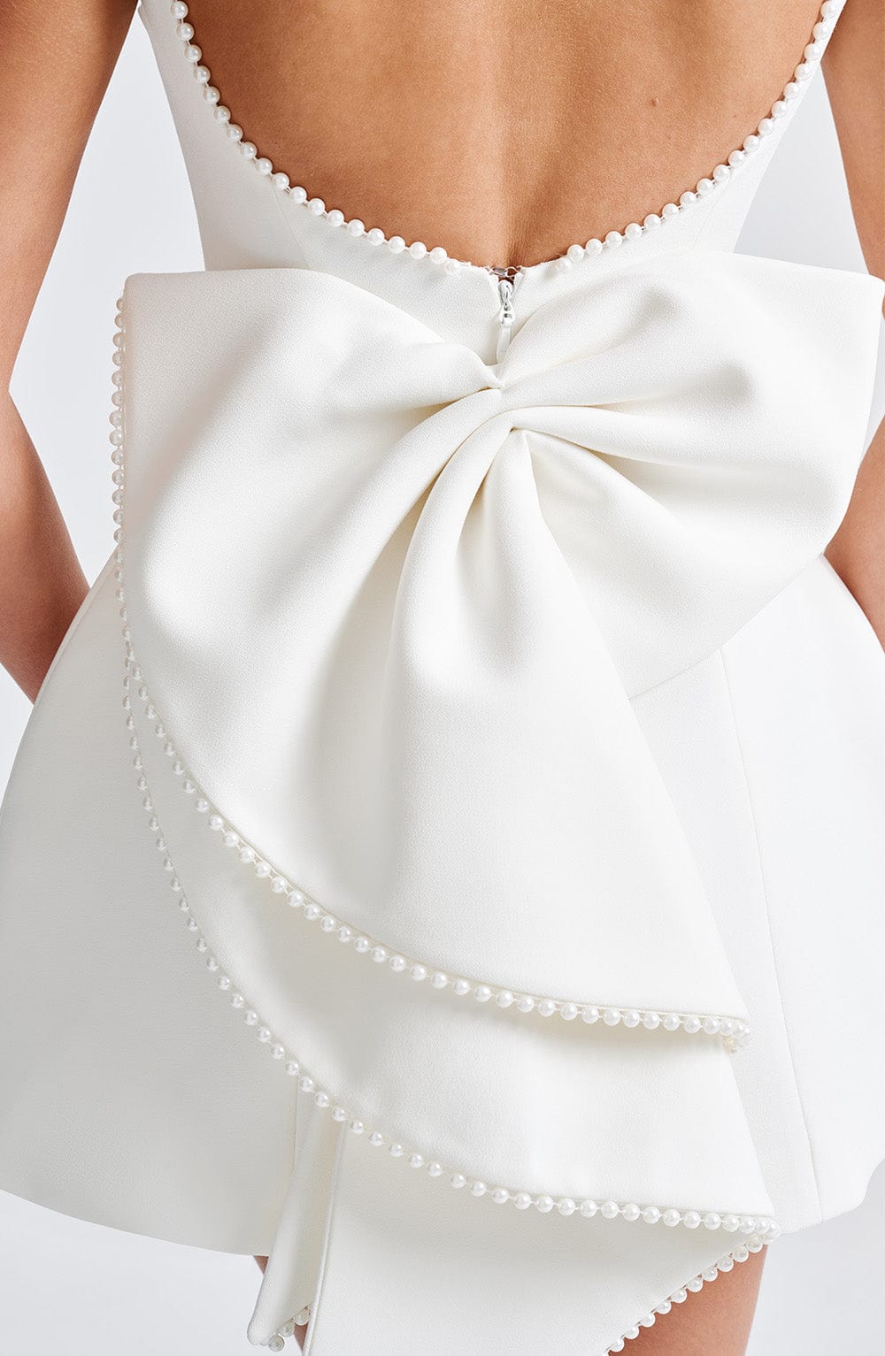 Carys Mini Dress in Ivory
