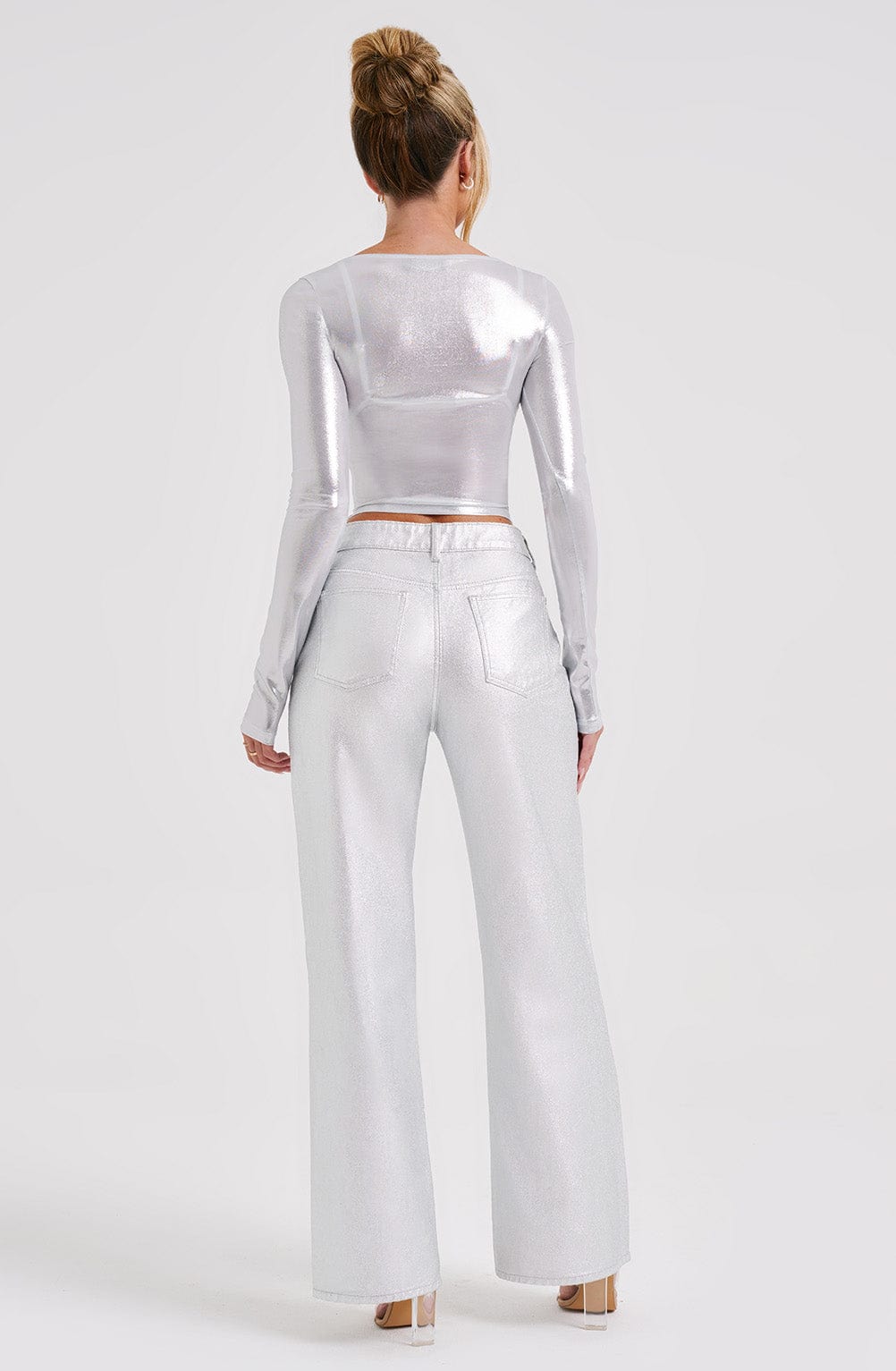 Cassidine Pants in Silver
