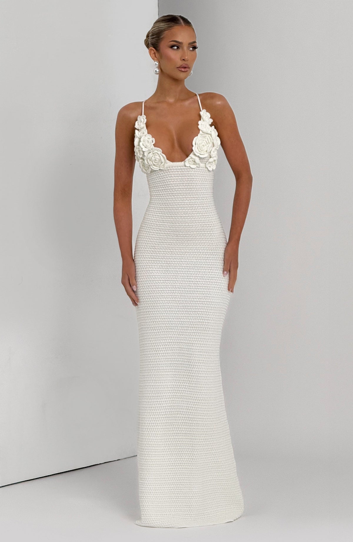 Celanya Maxi Dress in Ivory