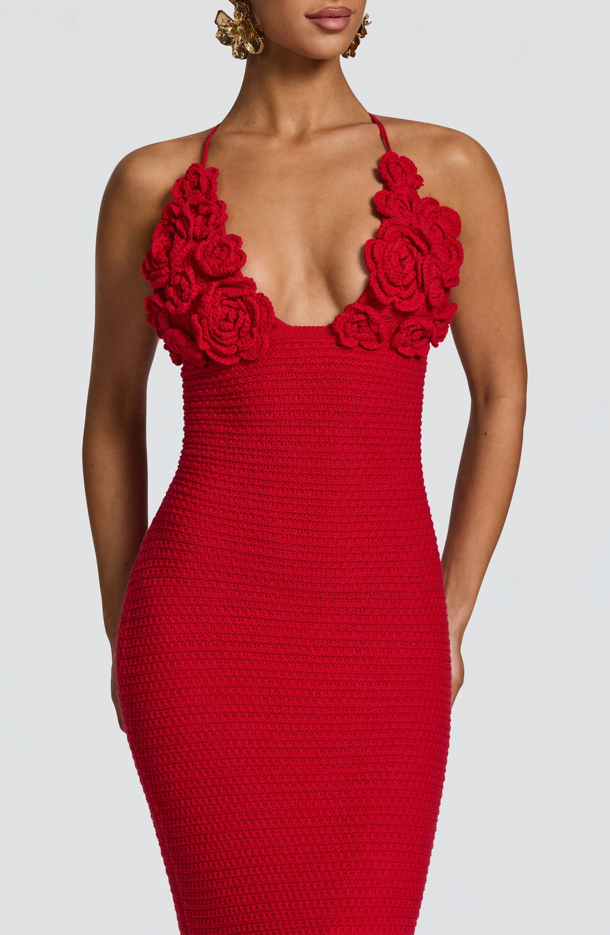 Celanya Maxi Dress in Red
