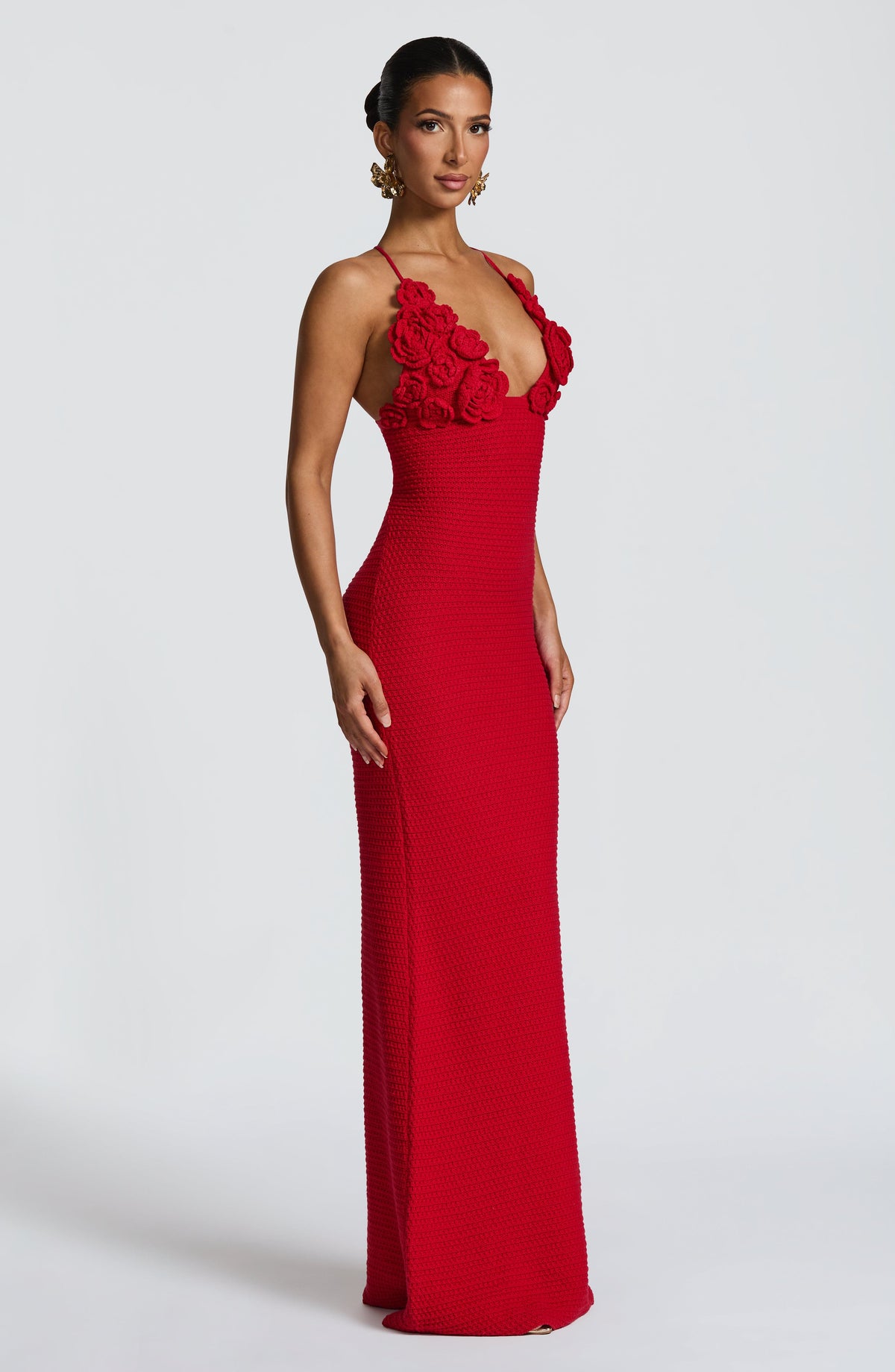 Celanya Maxi Dress in Red