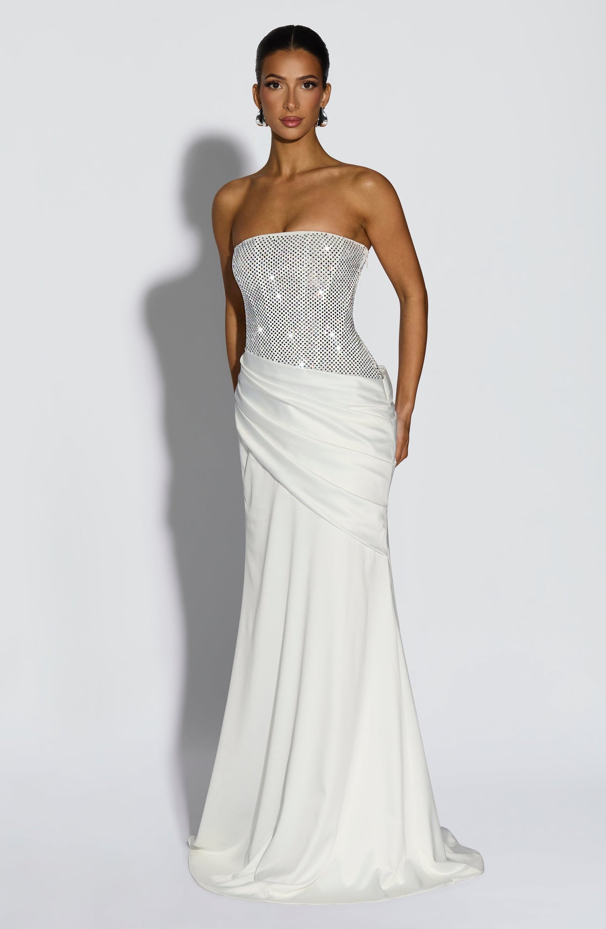 Celestine Maxi Dress in Ivory