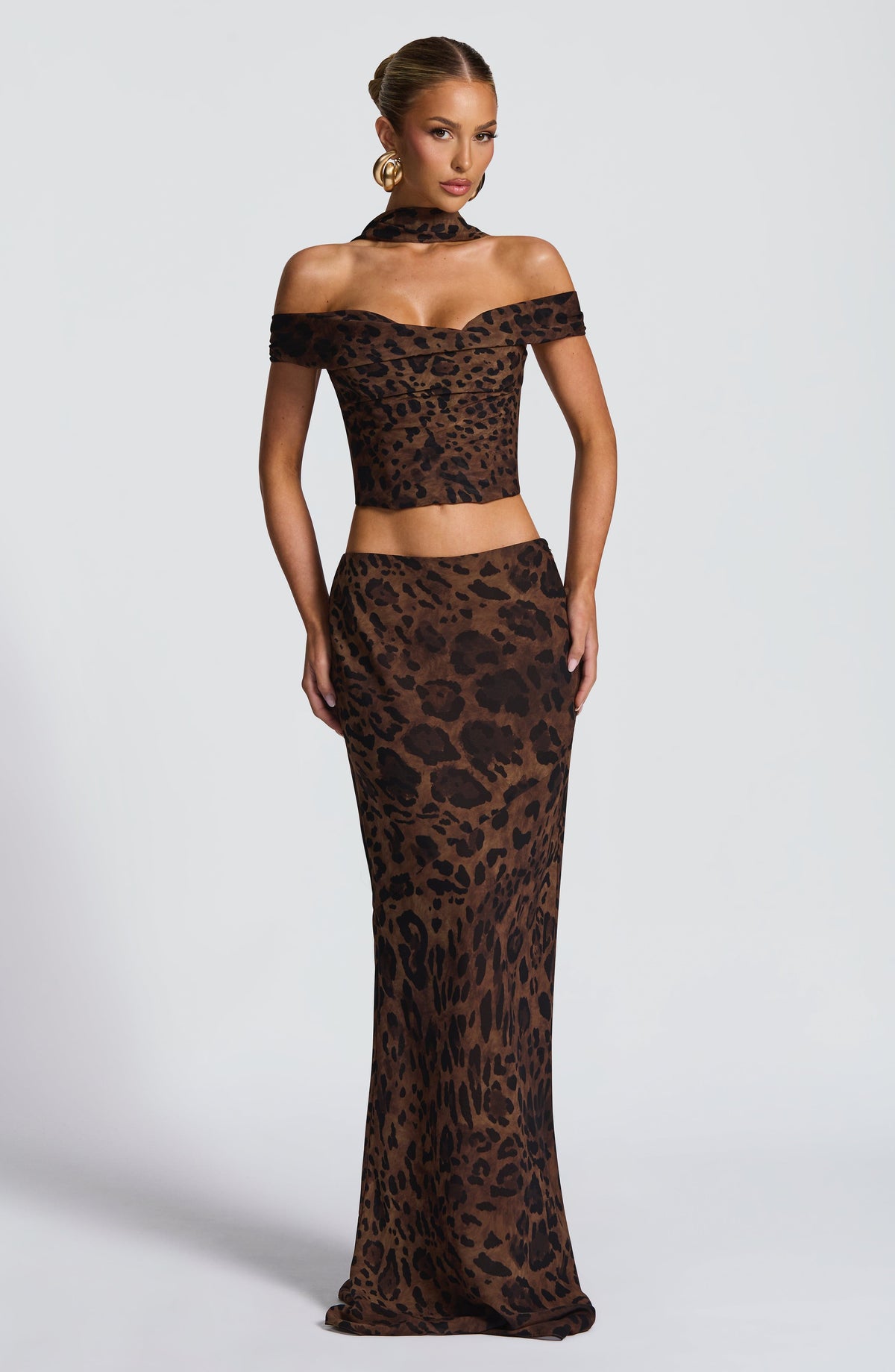 Chrysalie Top in Leopard Print