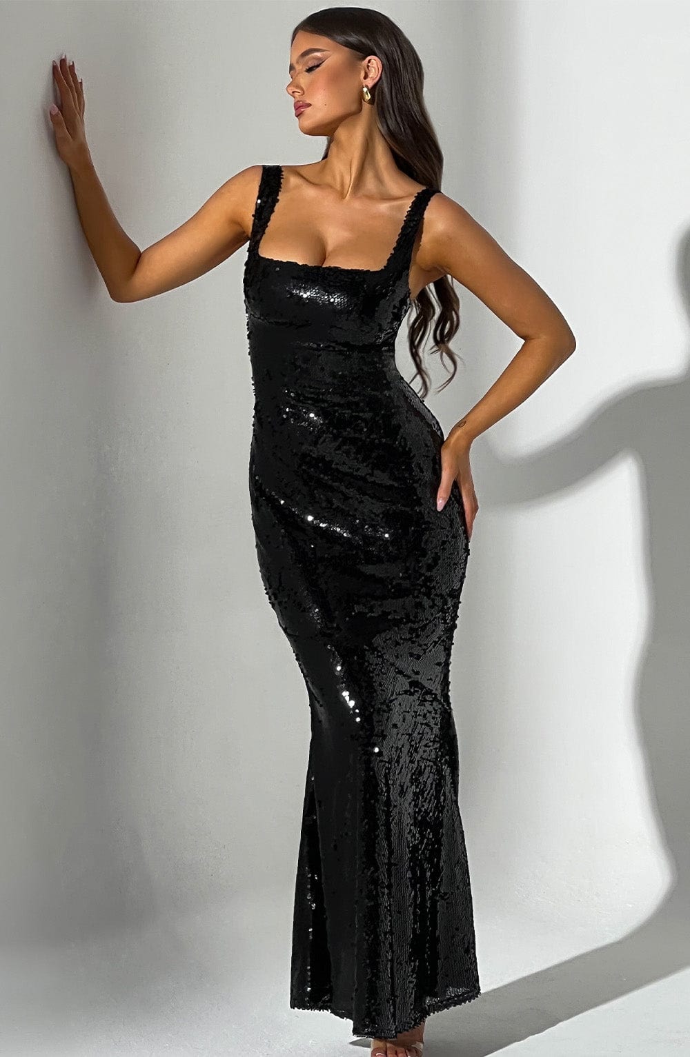 Corinna Maxi Dress in Black