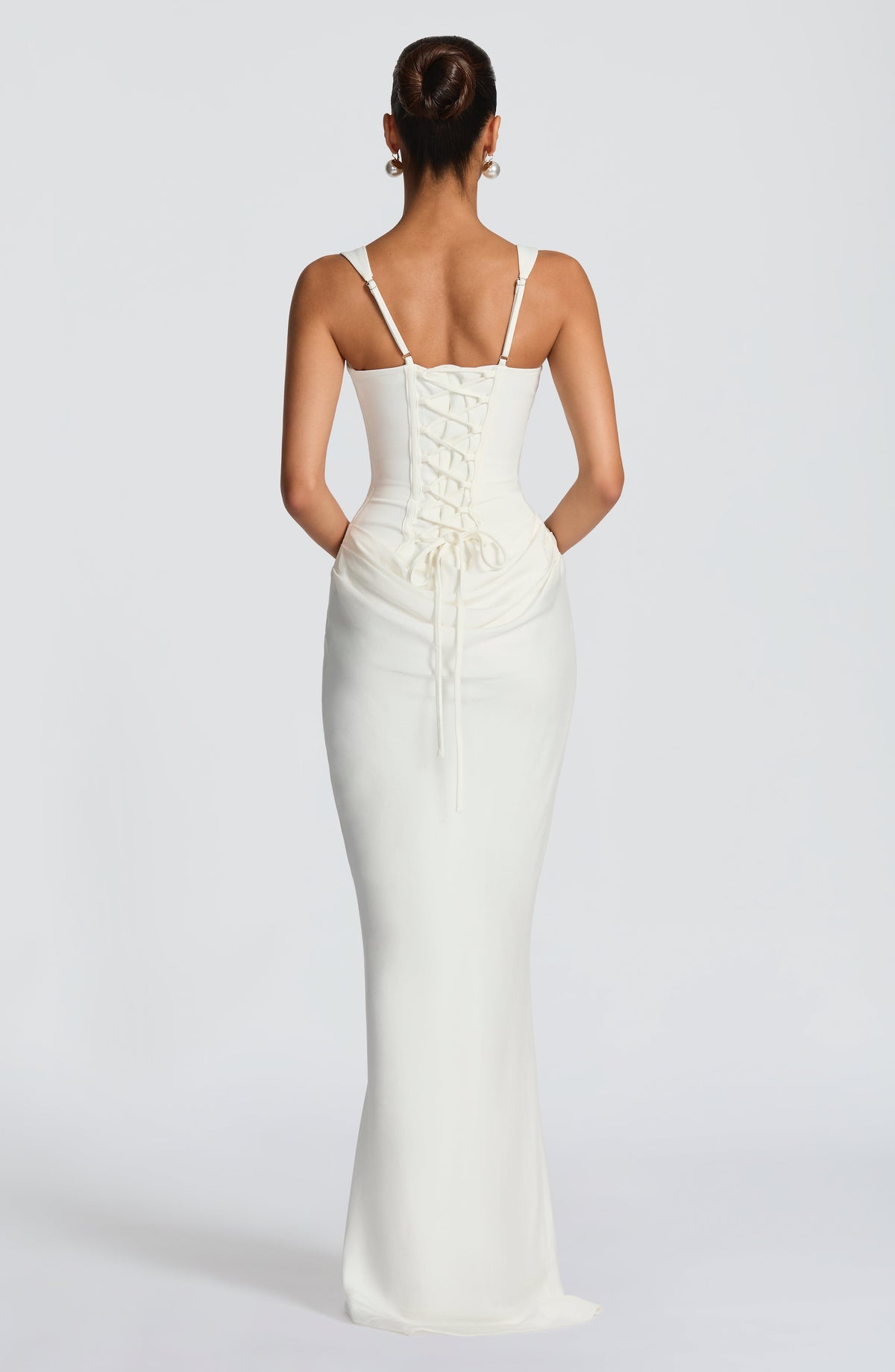 Cornalie Maxi Dress in Ivory
