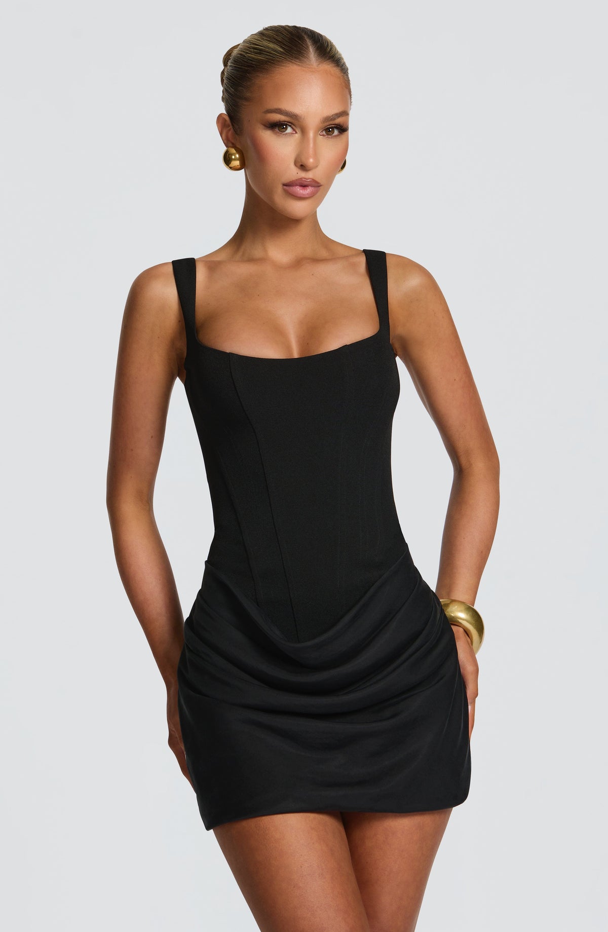 Cornessa Mini Dress in Black