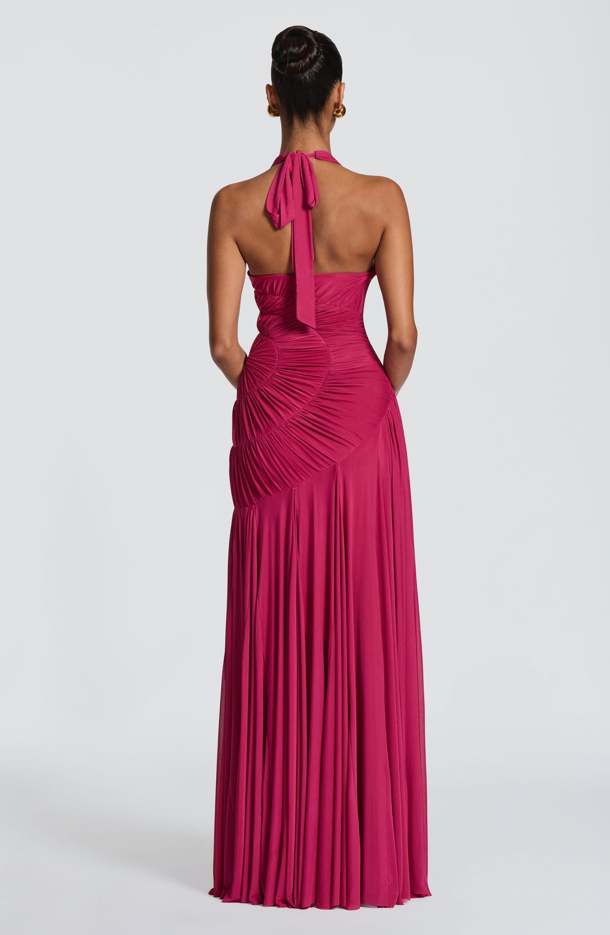 Covana Maxi Dress in Raspberry