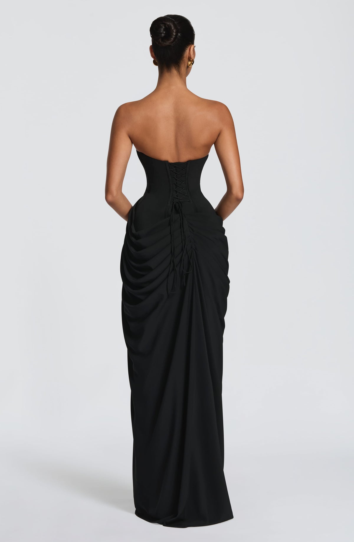 Cyrena Maxi Dress in Black