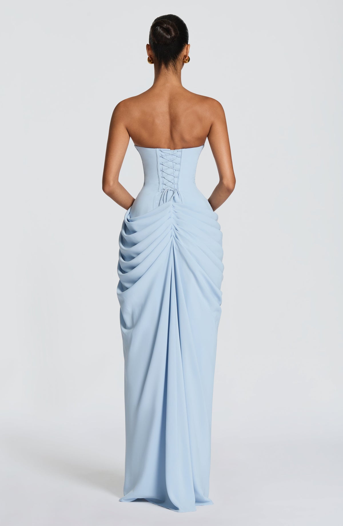 Cyrena Maxi Dress in Glacier Blue
