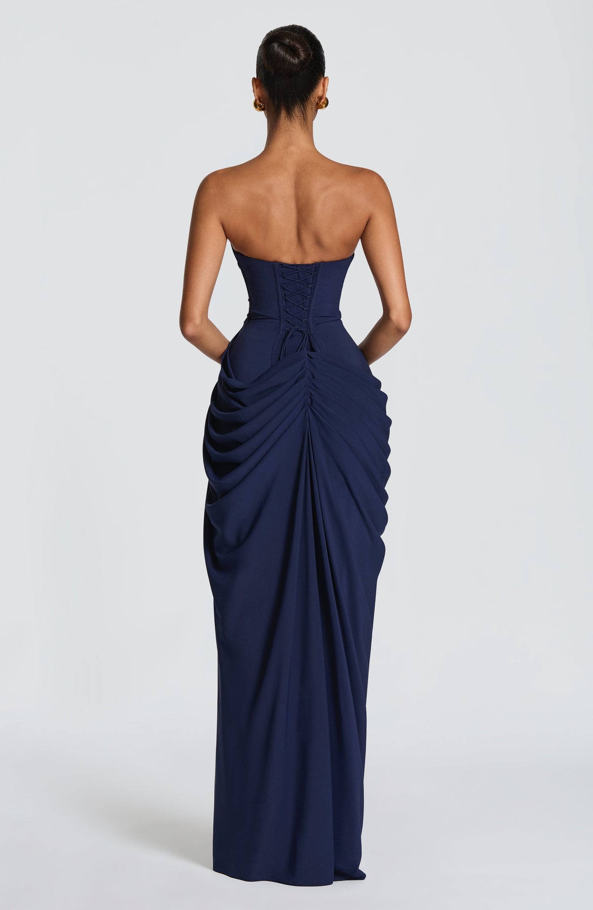 Cyrena Maxi Dress in Navy