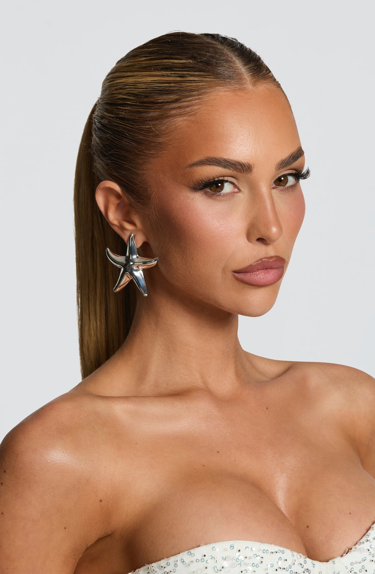 Dakonna Earrings in Silver