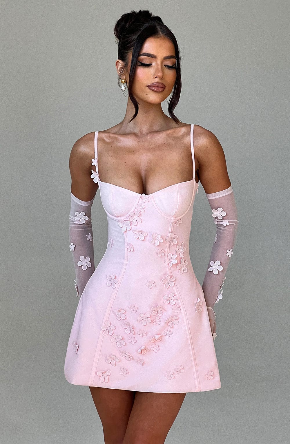 Dalisse Mini Dress in Blush