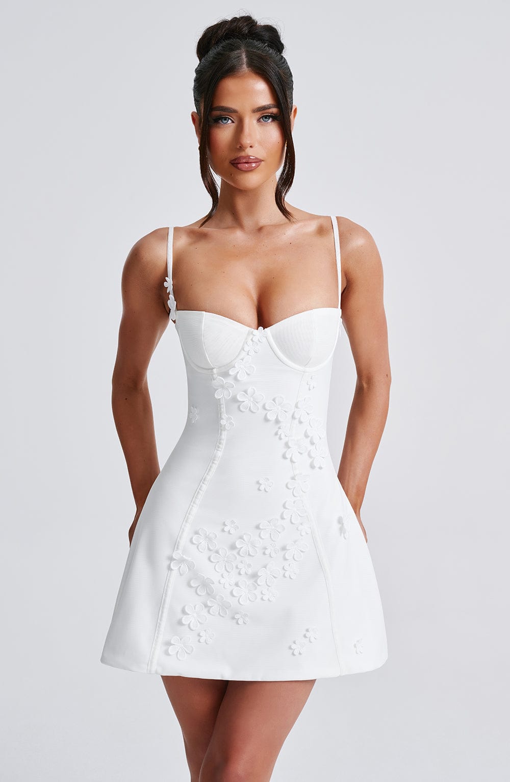 Dalisse Mini Dress in Ivory