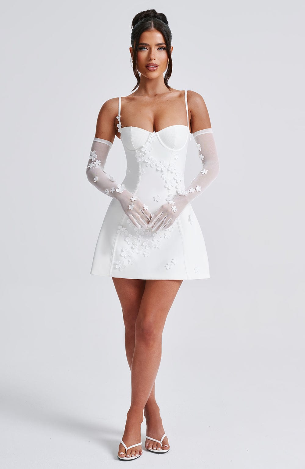 Dalisse Mini Dress in Ivory