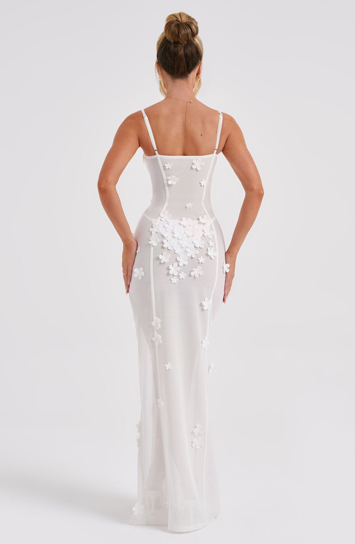 Dalyra Maxi Dress in Ivory