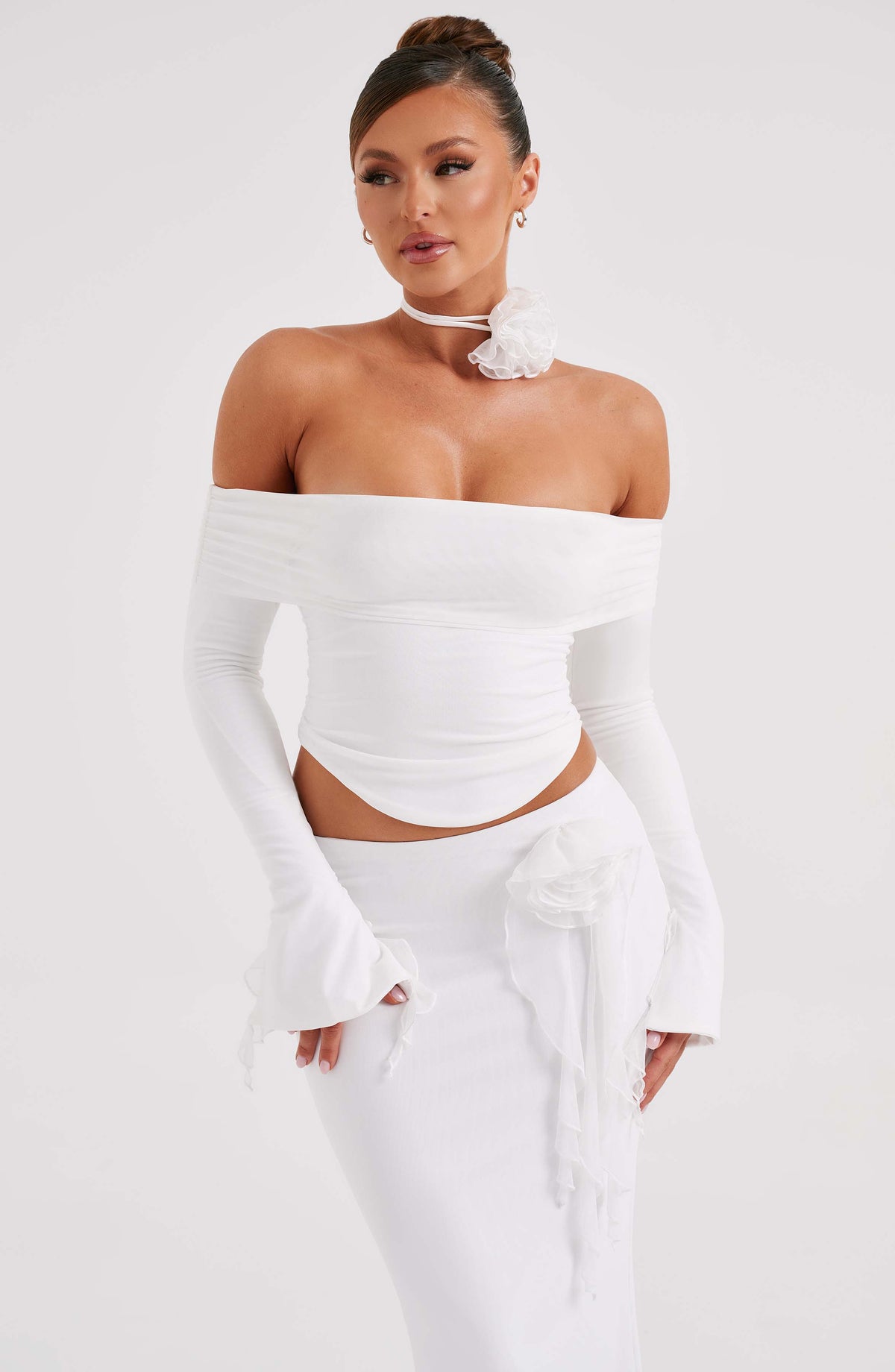 Deemira Top in Ivory