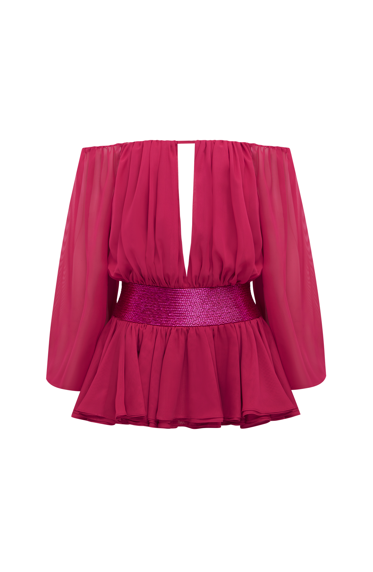 Dejana Playsuit in Raspberry