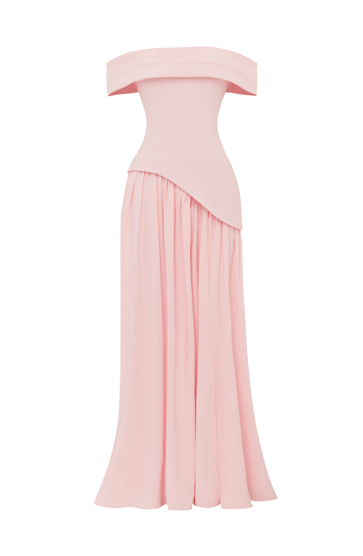 Delilia Maxi Dress in Blush