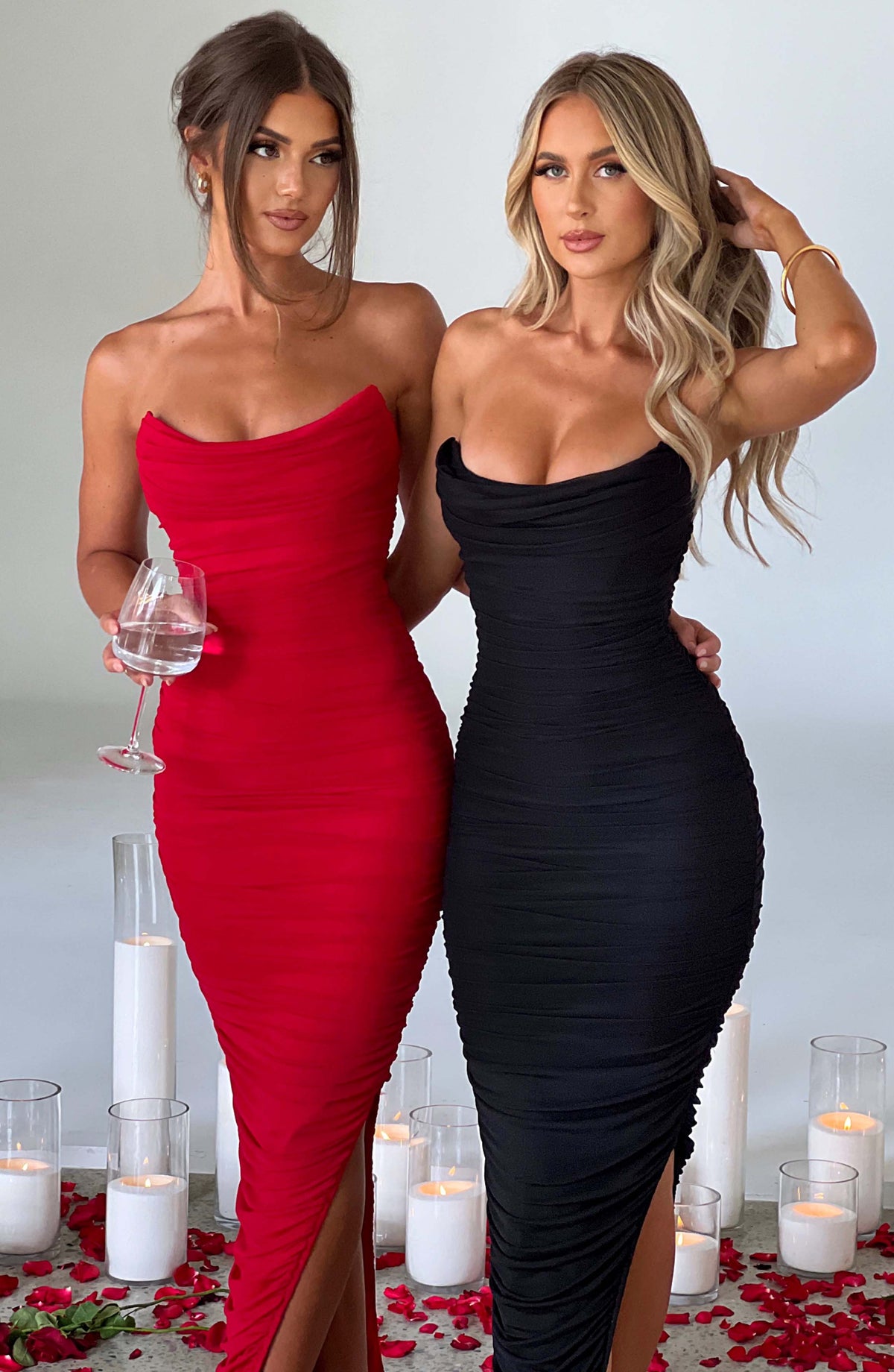 Demira Maxi Dress in Black