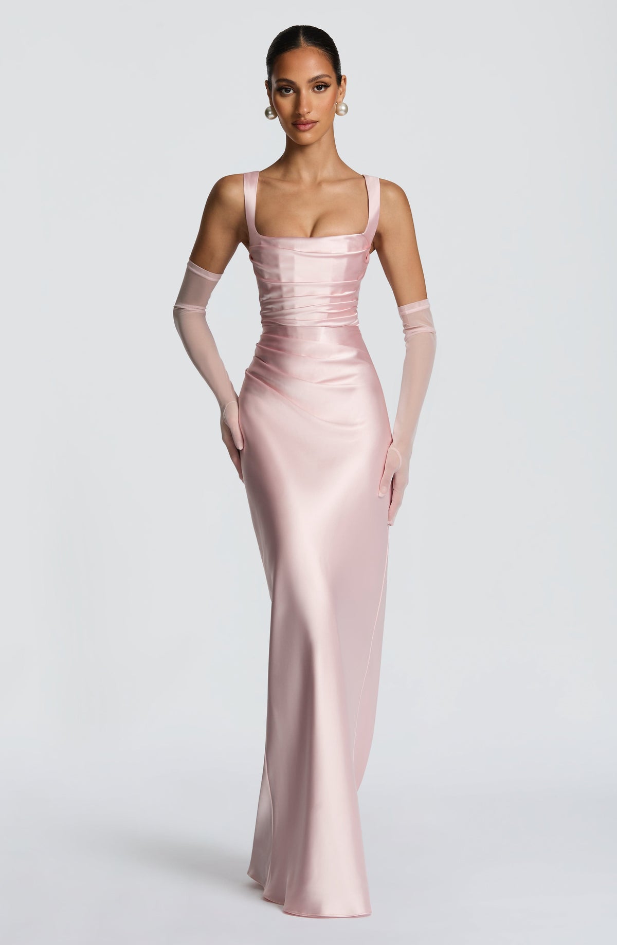 Elira Gloves in Blush