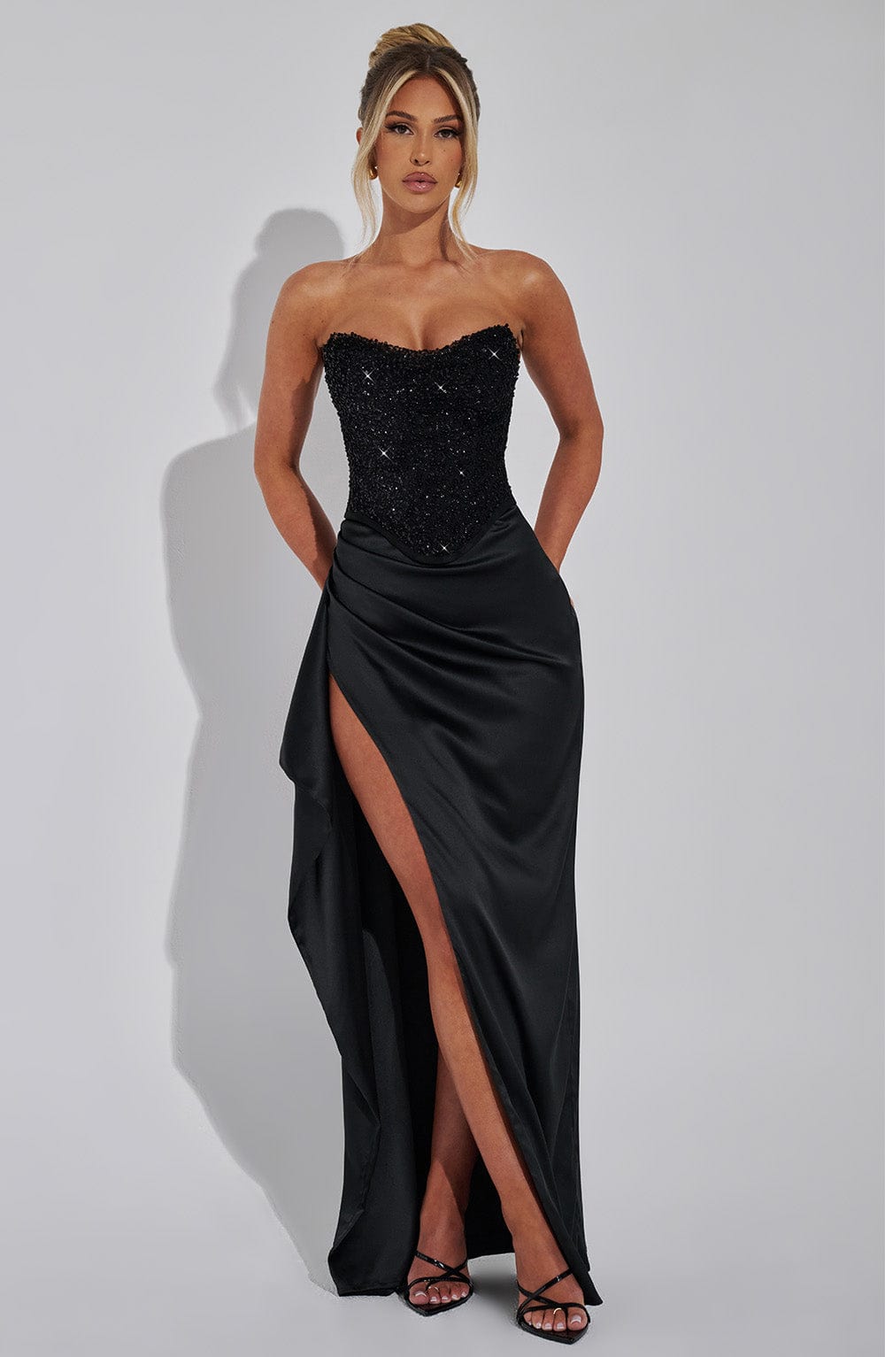 Emriella Maxi Dress in Black