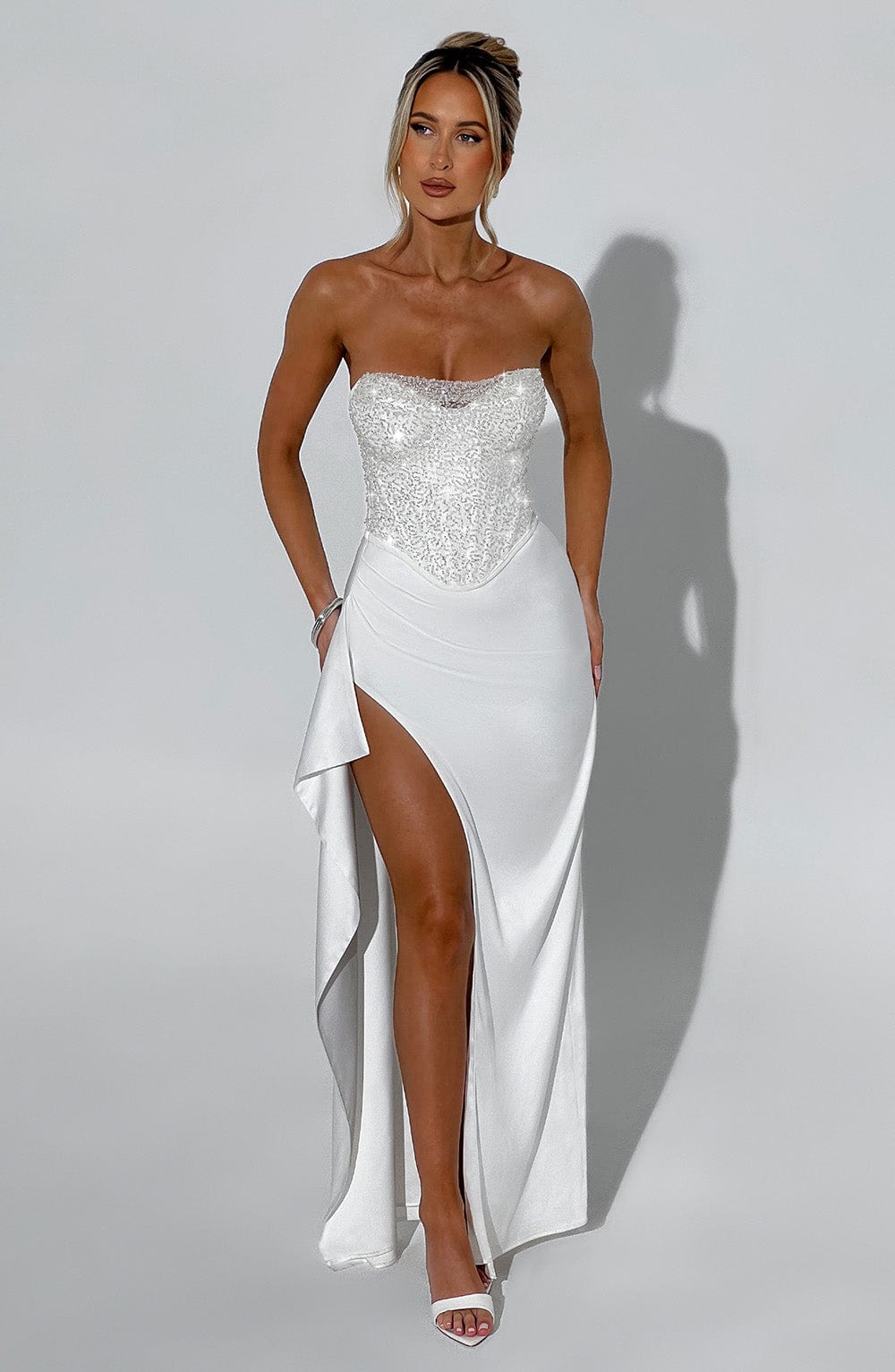 Emriella Maxi Dress in Ivory