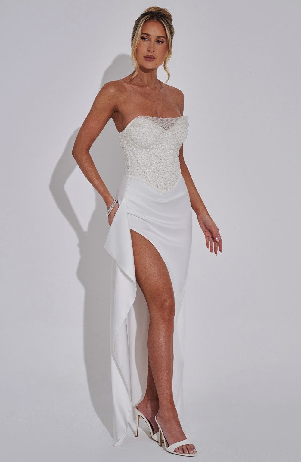 Emriella Maxi Dress in Ivory