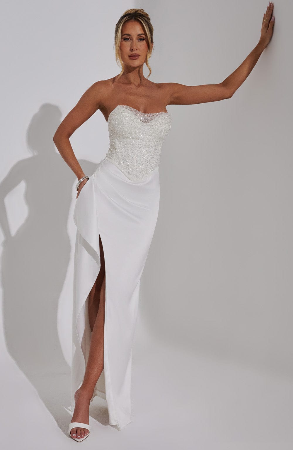 Emriella Maxi Dress in Ivory