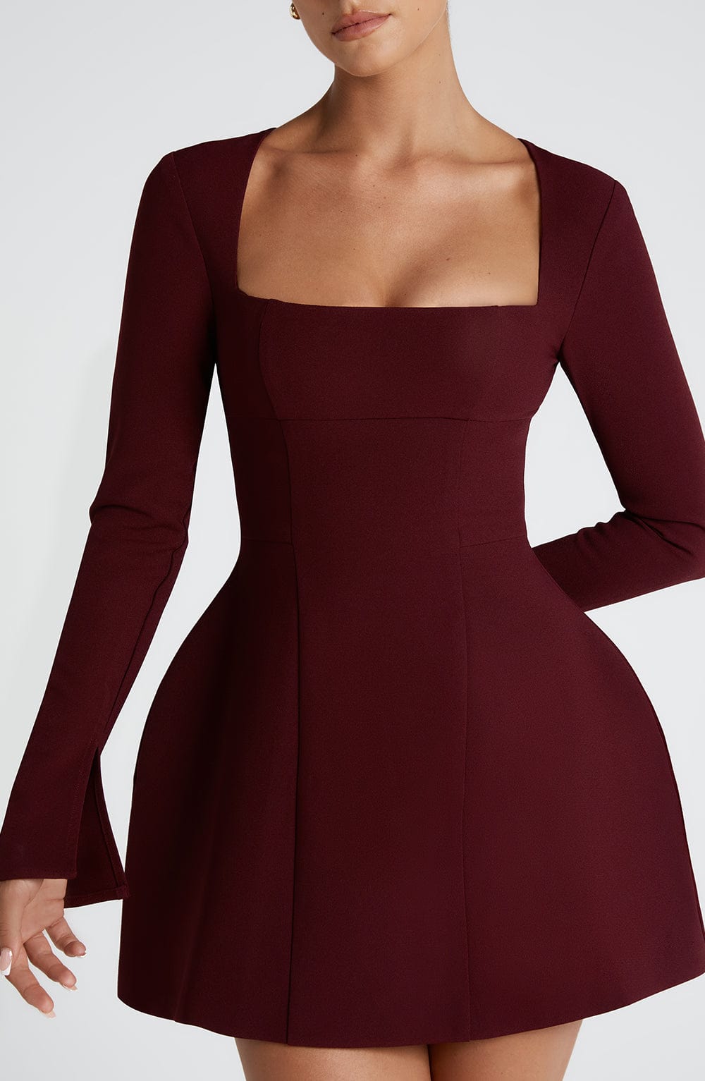 Esmae Mini Dress in Cherry Lacquer
