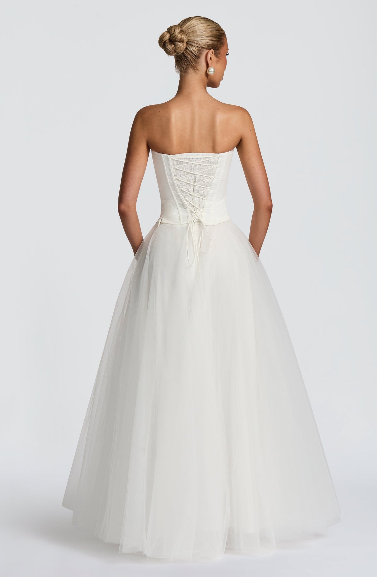 Ethelia Maxi Skirt in Ivory